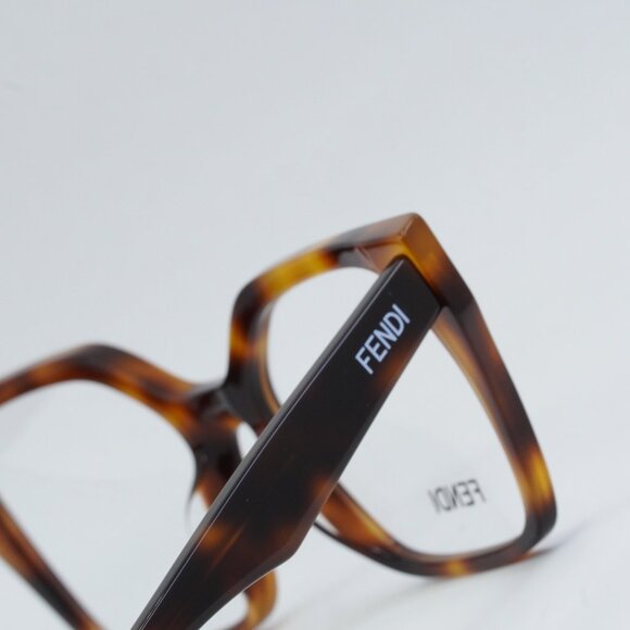 🕶️ New Fendi FE50002I 053 52mm Eyeglasses - Havana Frame - Picture 6 of 9